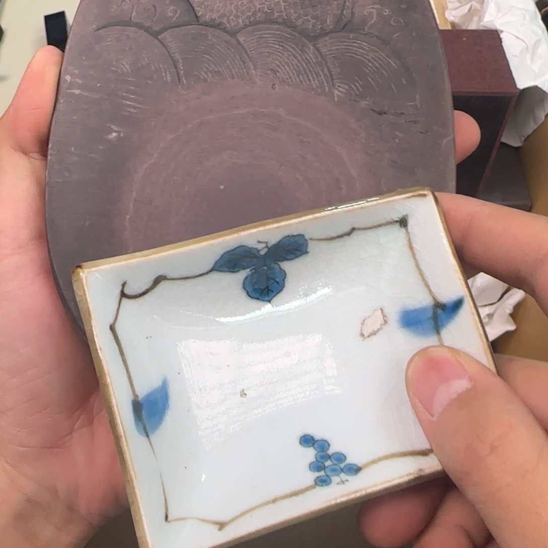 陶瓷孤品单件车里拍的