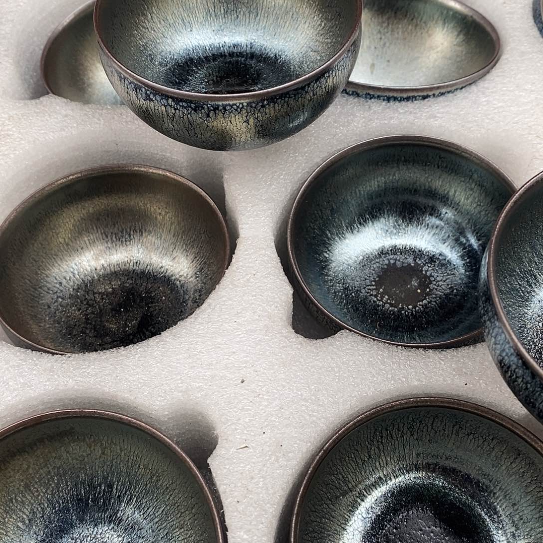 茶盏中***年建盏爆胎一个