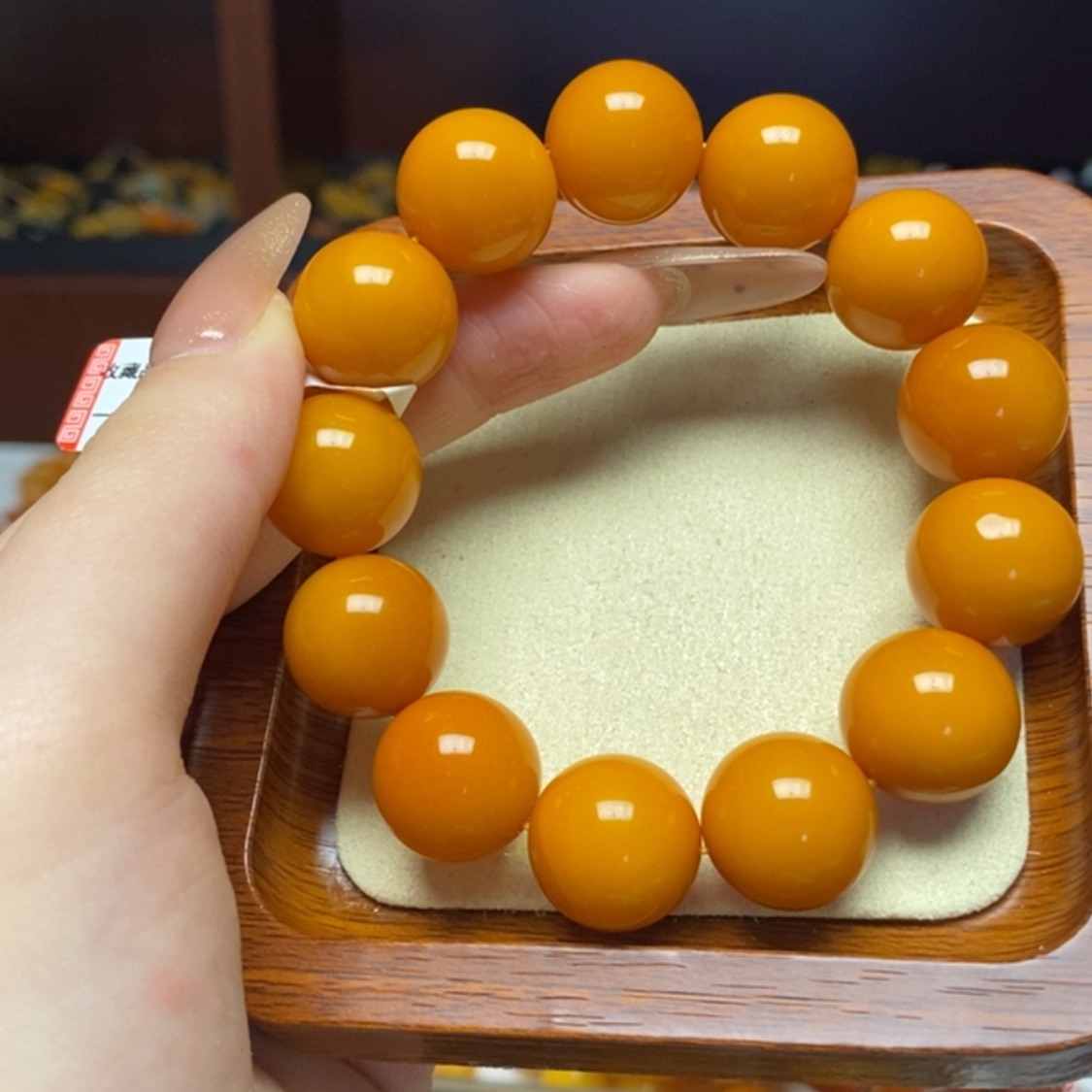 【闪购商品】蜜蜡手链未镶嵌手串