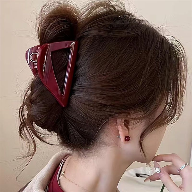 休闲风饰品女百搭发夹抓夹
