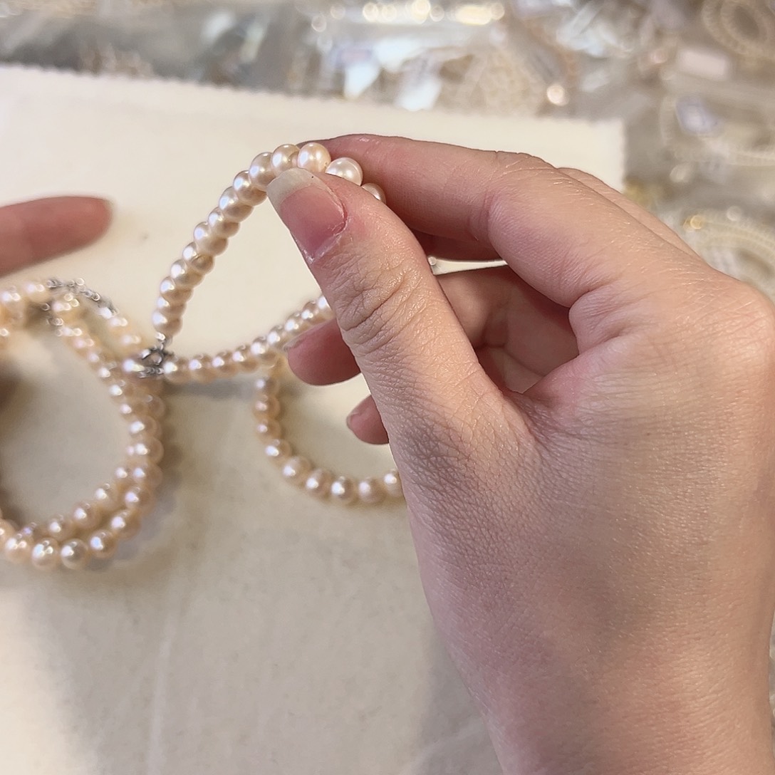 淡水珍珠耳饰未镶嵌