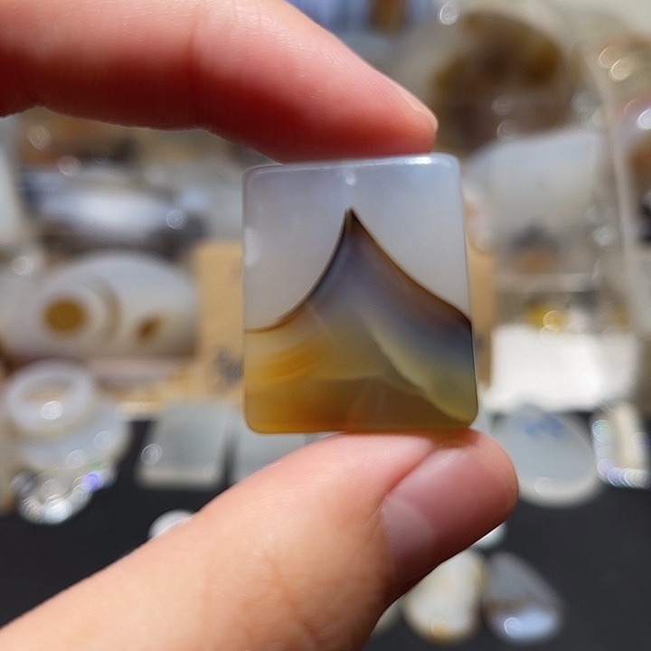 玛瑙/玉髓玉牌合金