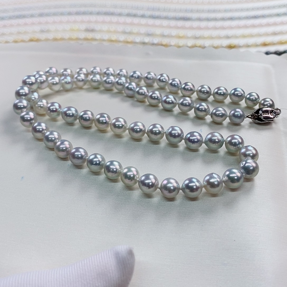 项链未镶嵌海水珍珠6-6.5