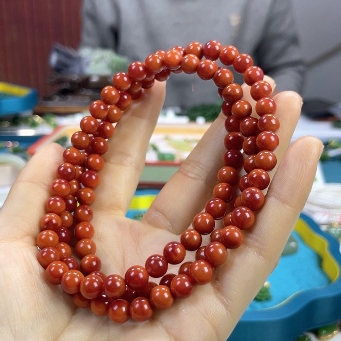 南红玛瑙颈饰未镶嵌卡7