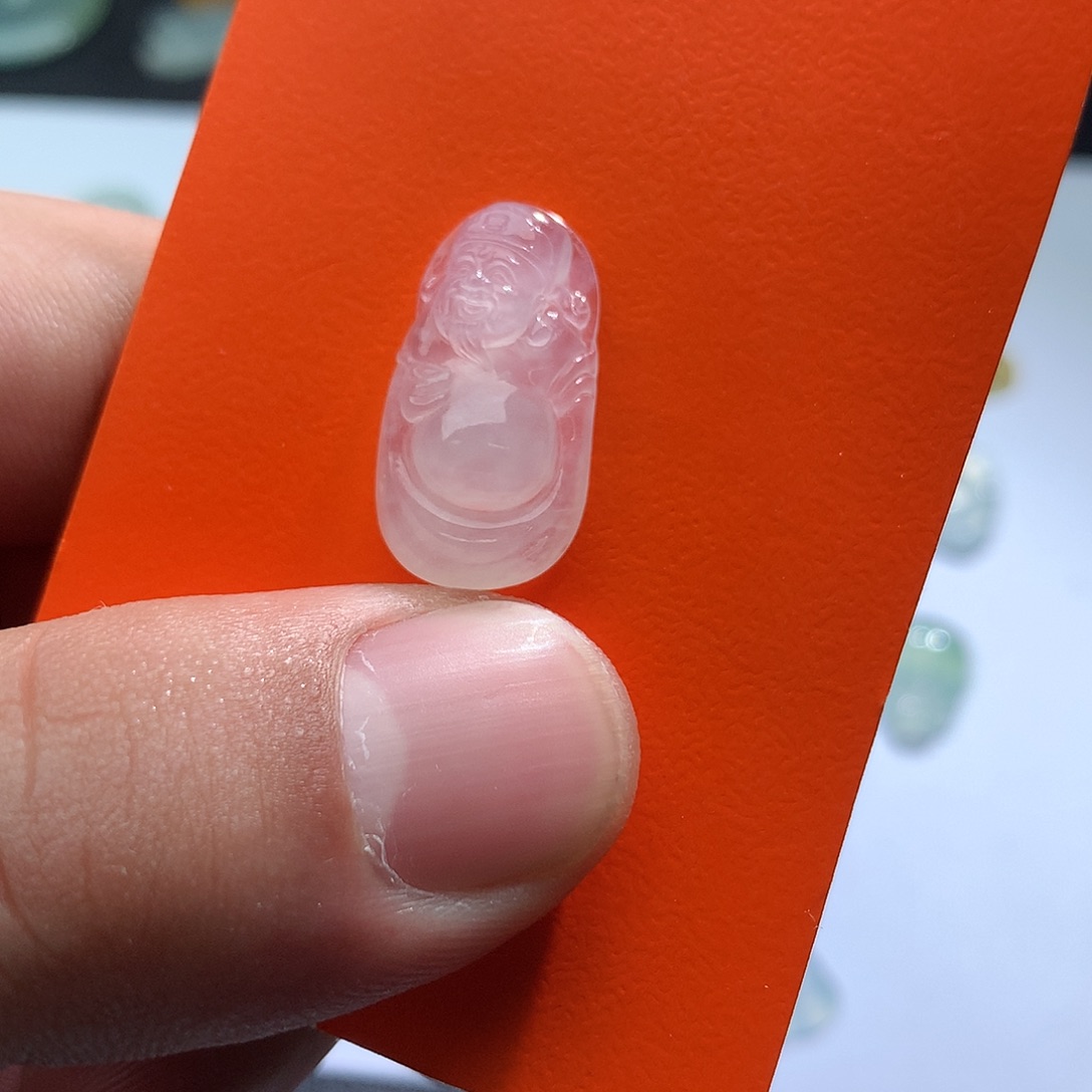 翡翠裸石翡翠财爷爷