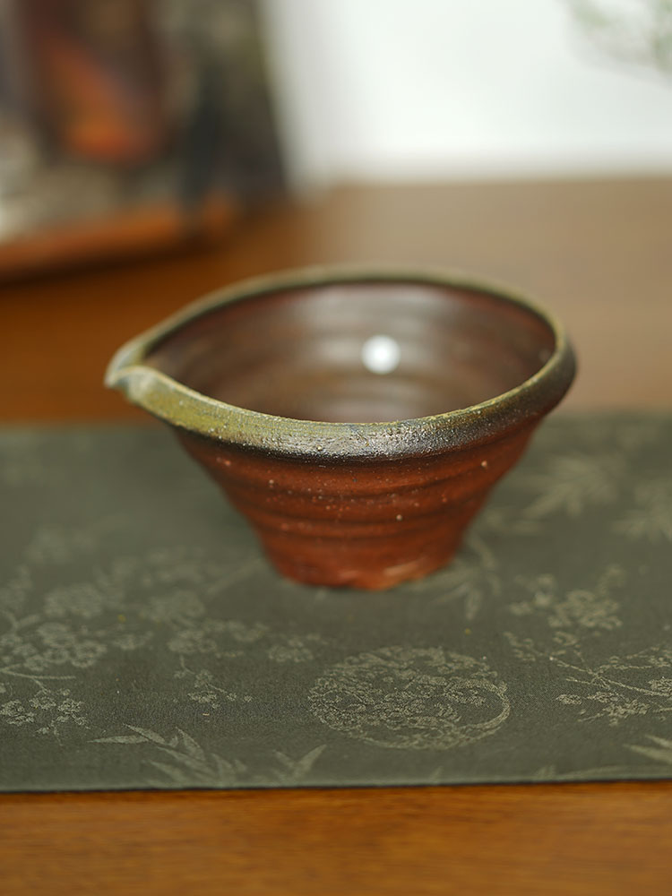 伊禾集物 日本备前烧手工匠人多久守 公道杯 分茶 茶道零配 2444#