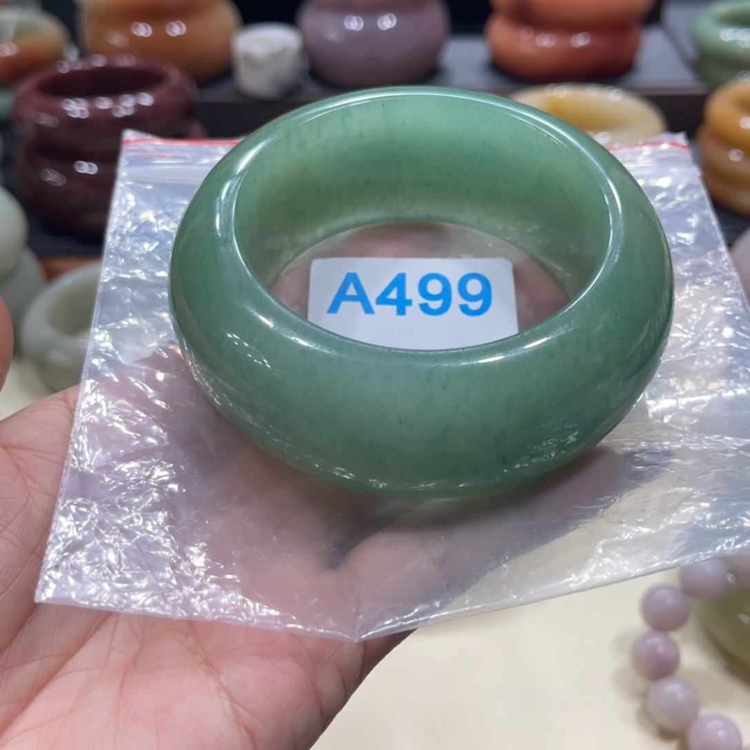 未镶嵌手镯石英岩玉原*清