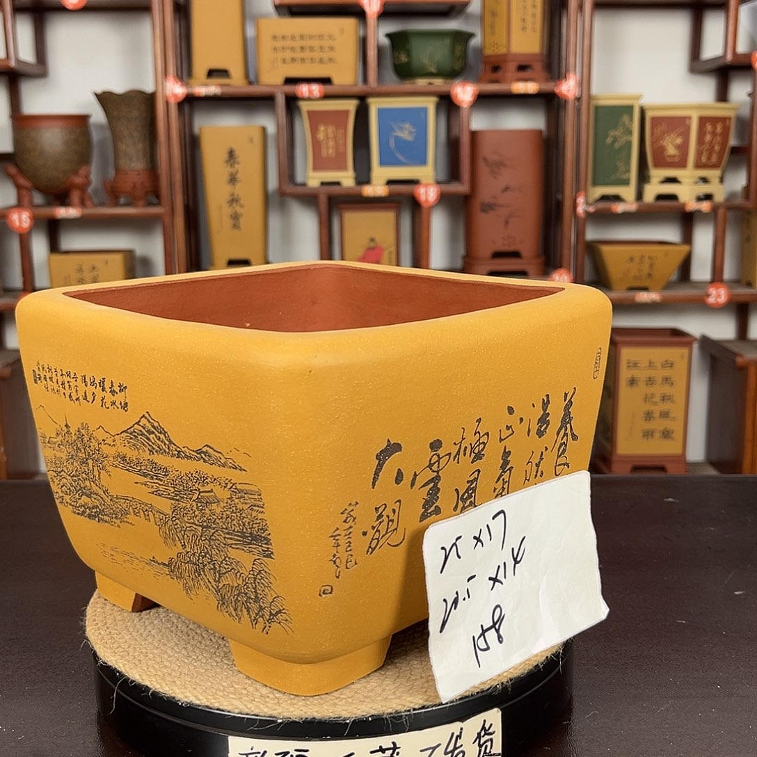 紫砂花盆紫砂花盆