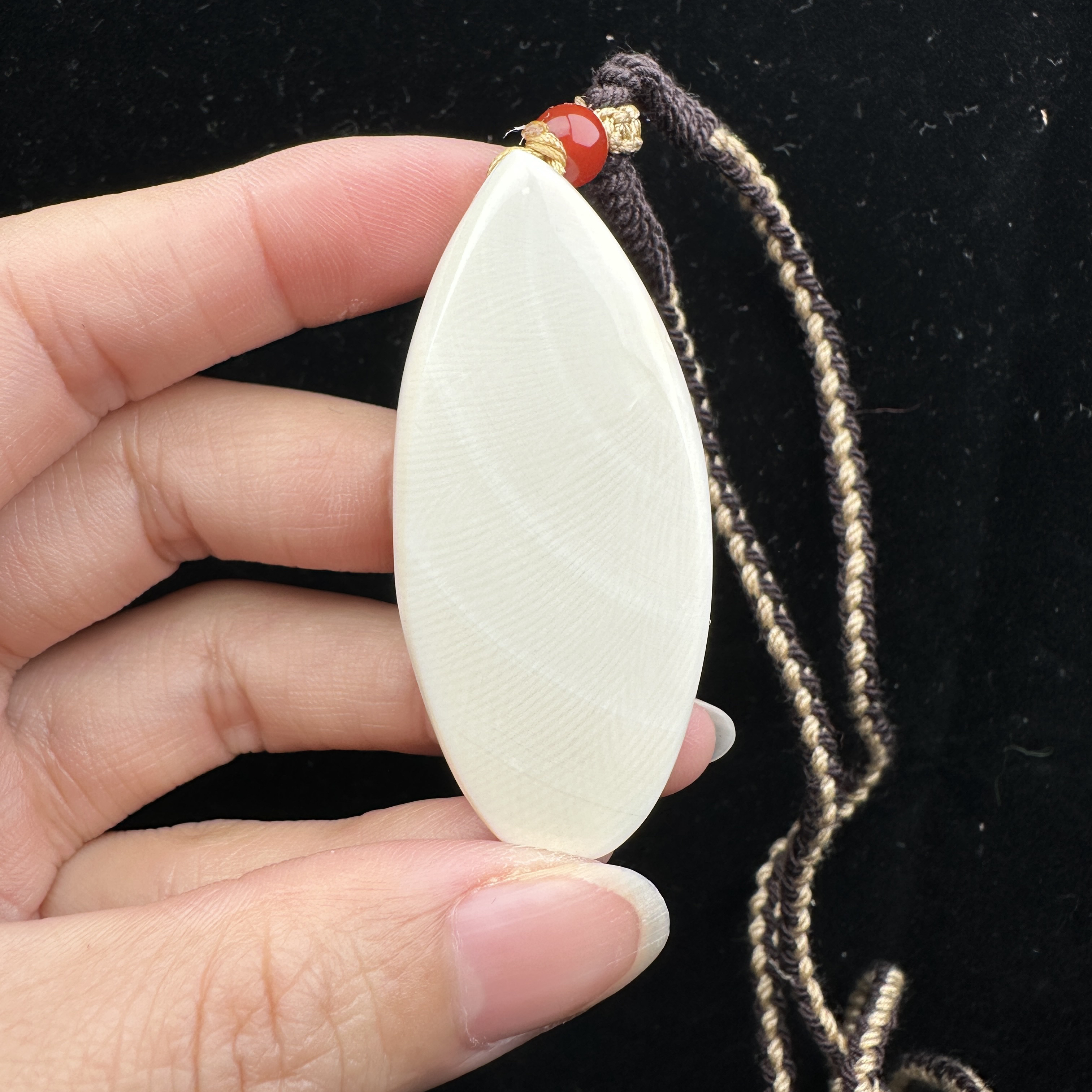 B1235天然猛犸牙 牙尖 55mm支持鉴定 假一罚四