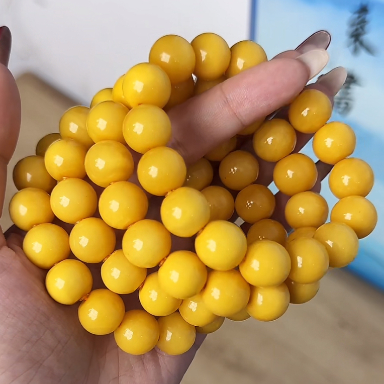 【齐福珠宝】XQ1239/12mm天然特价色标苹果珠手串（多样性发其一）