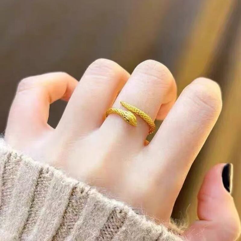 铜合金戒指 D290时尚轻奢百搭优雅小众戒指