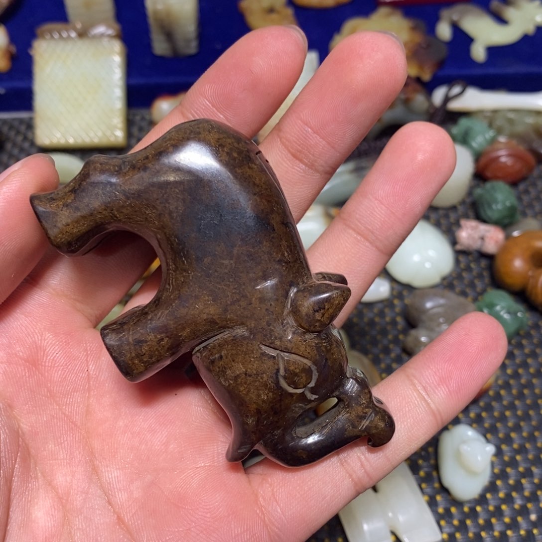 和田玉（糖玉）挂件未镶嵌