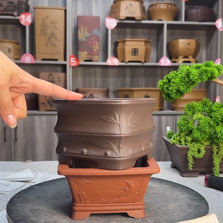 紫砂花盆紫砂第一