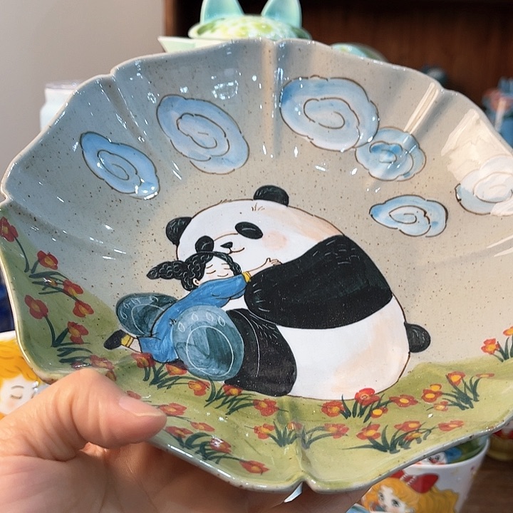 陶景德镇釉下手绘陶瓷 