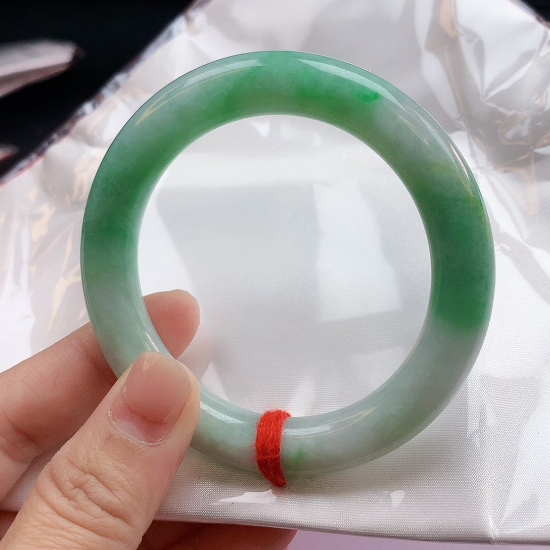 翡翠手镯未镶嵌53圈圆2273
