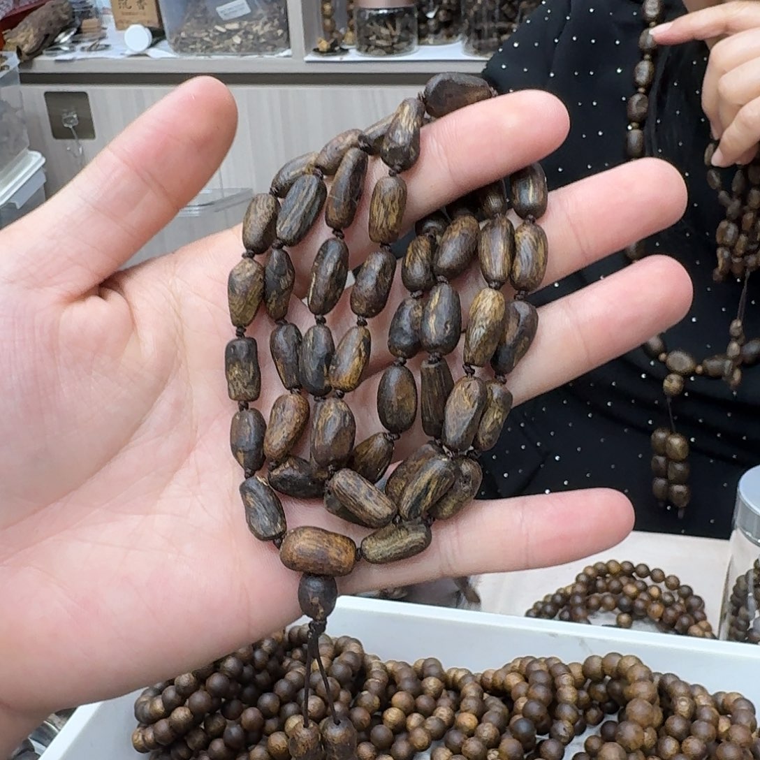 手串沉香白棋母树沉水浮树丁 21 克多样性发一