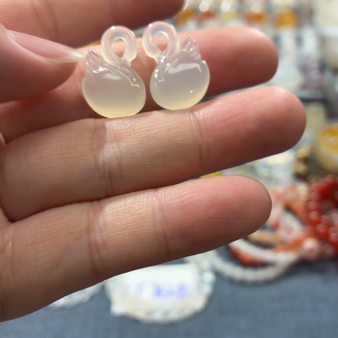 玛瑙/玉髓未镶嵌吊坠(不含链)