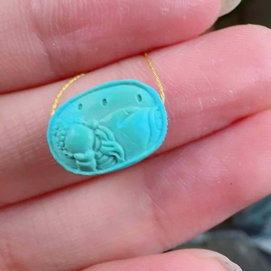 绿松石珠宝奇石未镶嵌