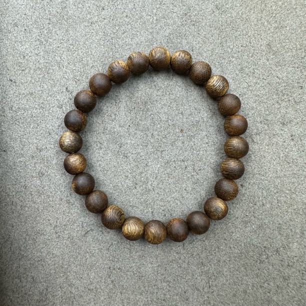 沉香棋楠8mm4g圆珠单圈多样性发一条沉香手串天然沉香手串