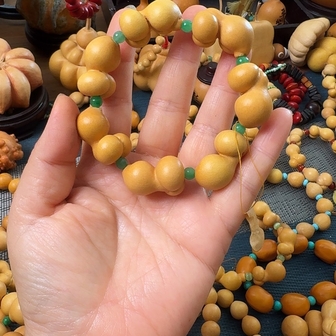 豆*菜葫芦手串金蟾手串