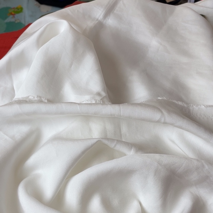 天丝（莱赛尔纤维）白色天丝棉进口3米