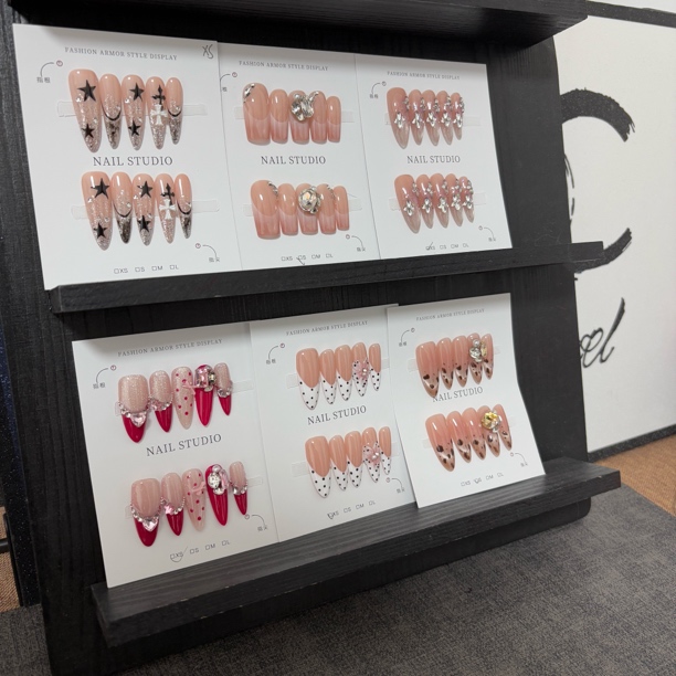 （501-700）直播间过款专拍显白美甲手工穿戴甲高级感手工穿戴甲片