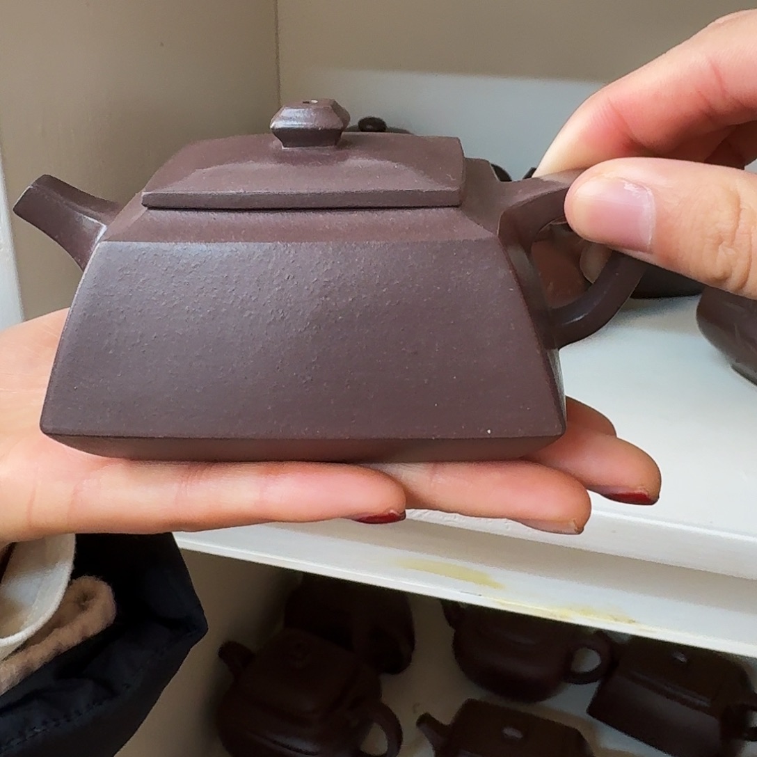 紫砂茶壶四方宫廷180cc下播福利