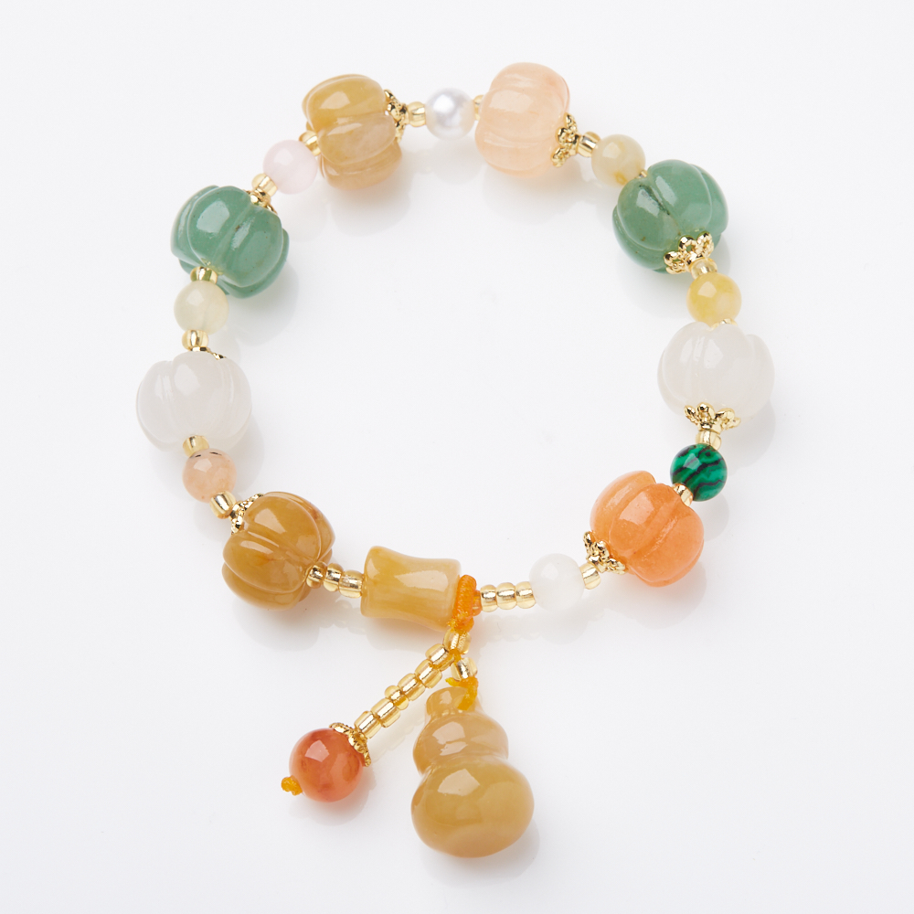 【巧玲专属】金丝玉南瓜珠手串