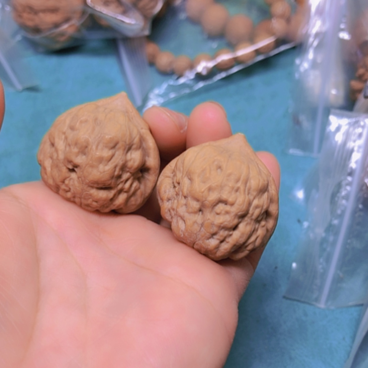 【闪购商品】把件核桃35古蟾修尖练手对