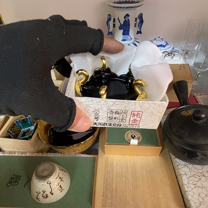 你***个中古杂项回流瓷器
