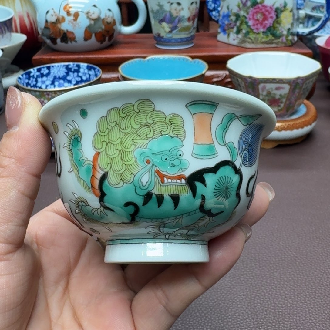 瓷片景德镇仿古手工制作精品展示