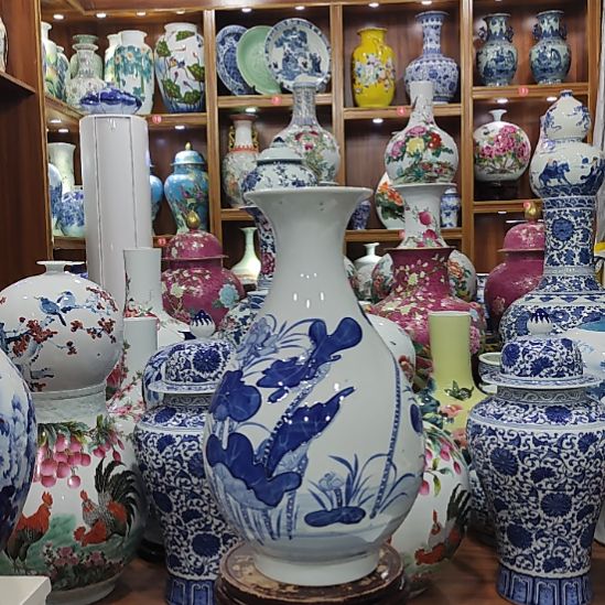 瓷片景德镇陶瓷花瓶子