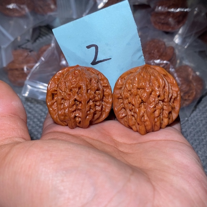 桃核把件39尺四座楼