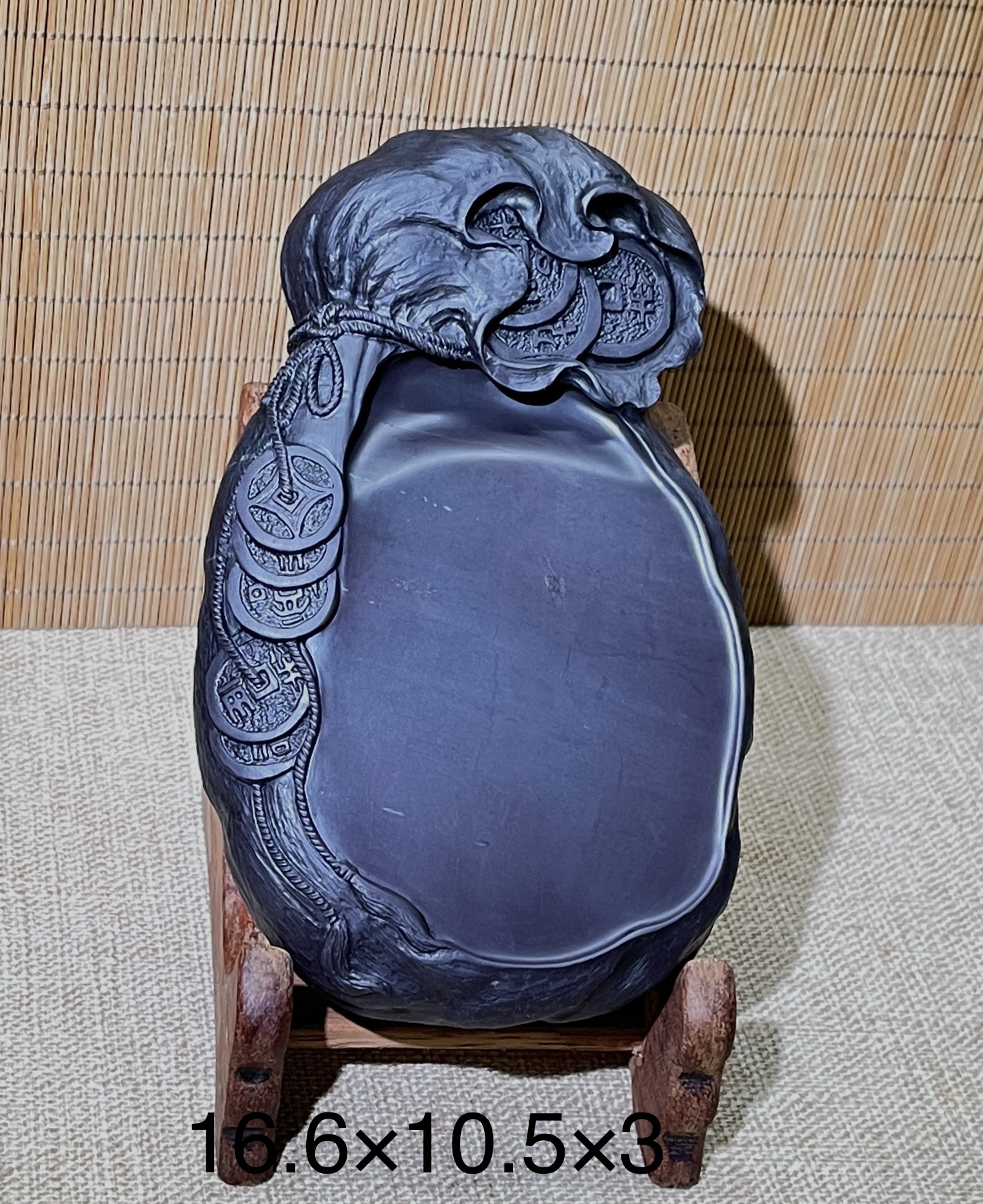 国家非遗肇庆高档端砚砚台文房四宝书法专用麻子坑研墨书写