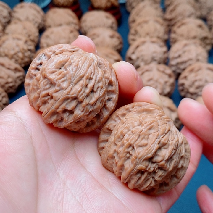 文玩核桃把件磨盘40