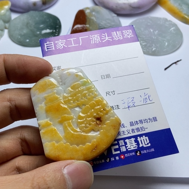 翡翠颈饰未镶嵌翡翠