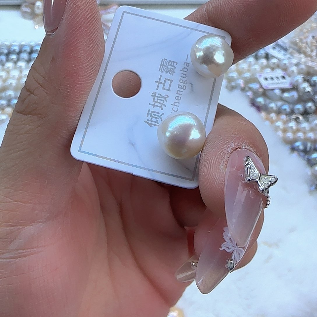 银S925镶嵌项链定制841淡水珍珠