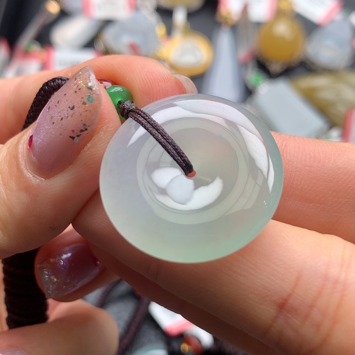 翡翠未镶嵌颈饰翡翠饰品26.3-5.1