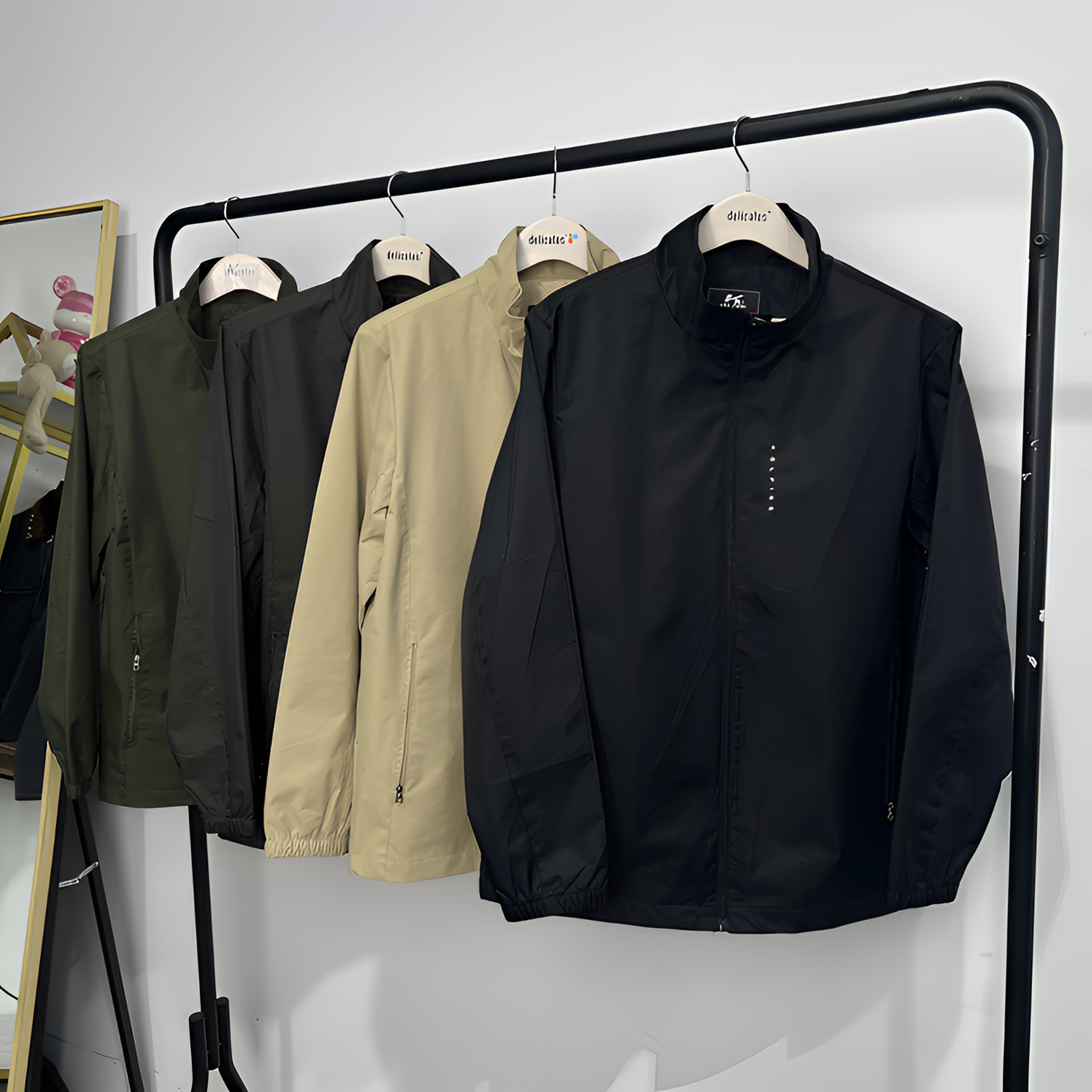 7-34-36 山细简约风户外软壳防风防水四色冲锋衣   0408M