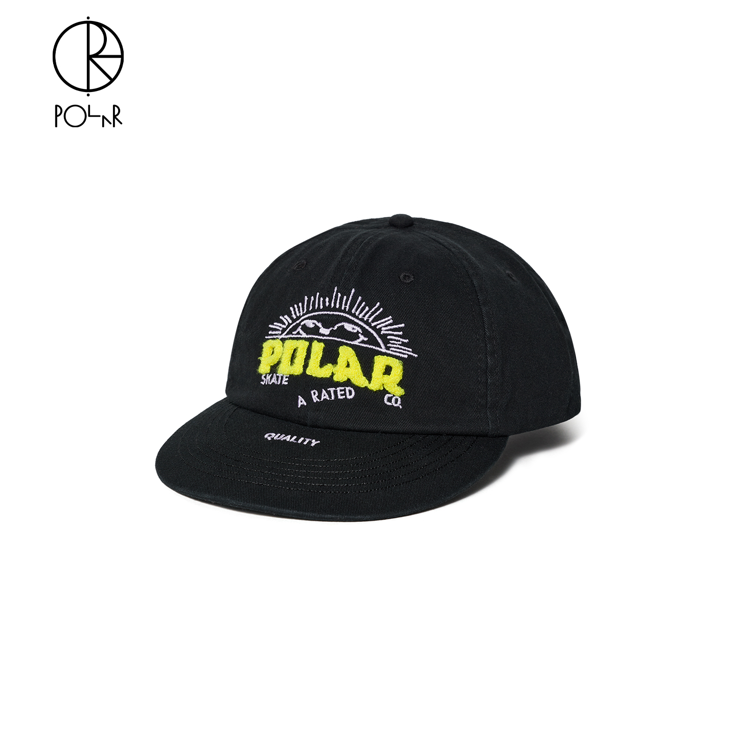 Polar Skate Co Cheeky Sun Ramy Cap 刺绣街头滑板棒球鸭舌帽潮