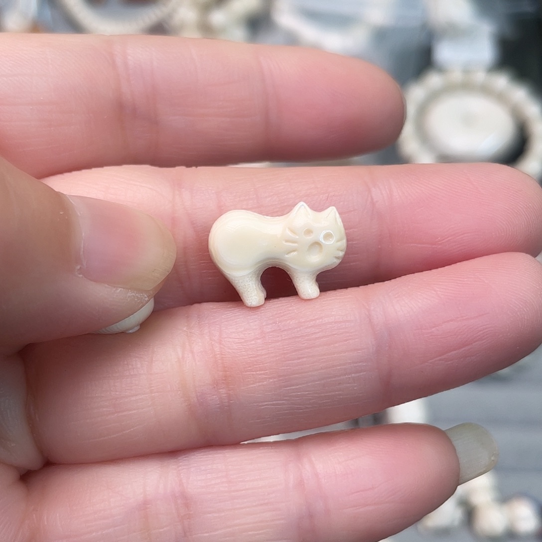 手串/手链/手镯猛犸象牙撅屁股猫做个流苏
