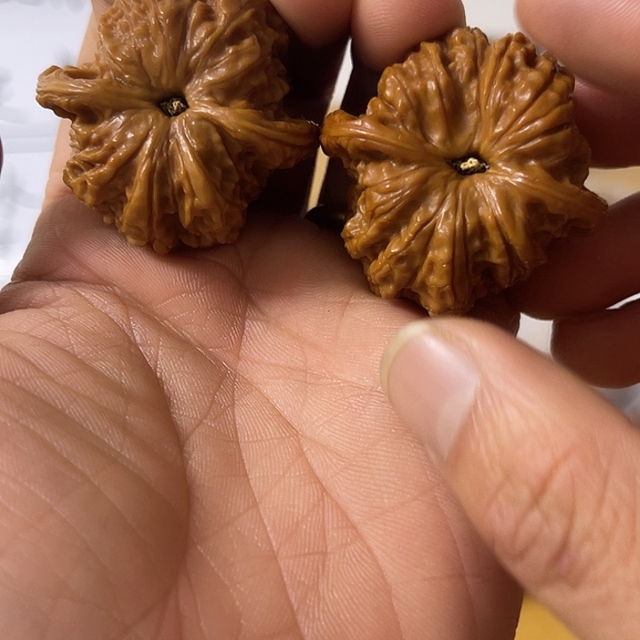 伍***门文玩核桃吊坠山地磨盘文玩核桃