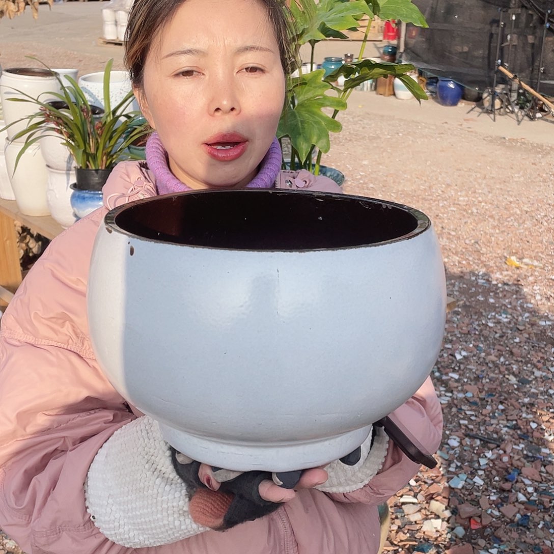 红陶王嫂花盆0204-524