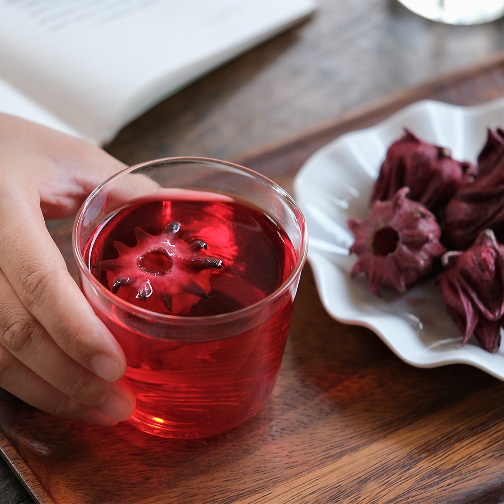 乐作丨冻干玫瑰茄 云南高山洛神花干花茶 花果茶 瓶装20克