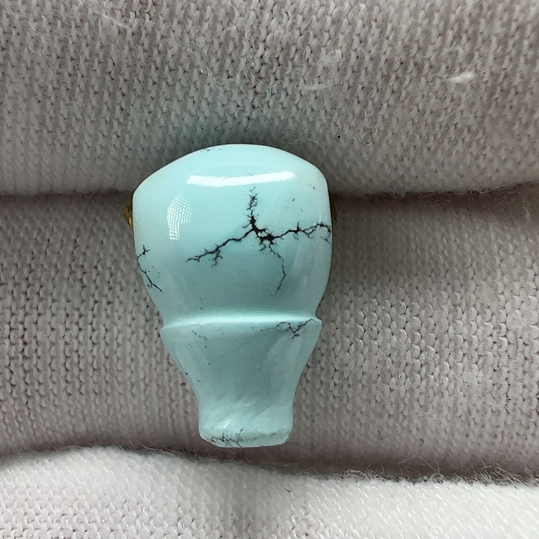 绿松石三通 未镶嵌