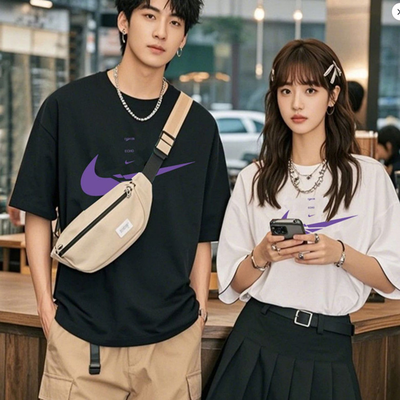 【一折粉丝福利】潮牌短袖T恤百搭夏季男女同款