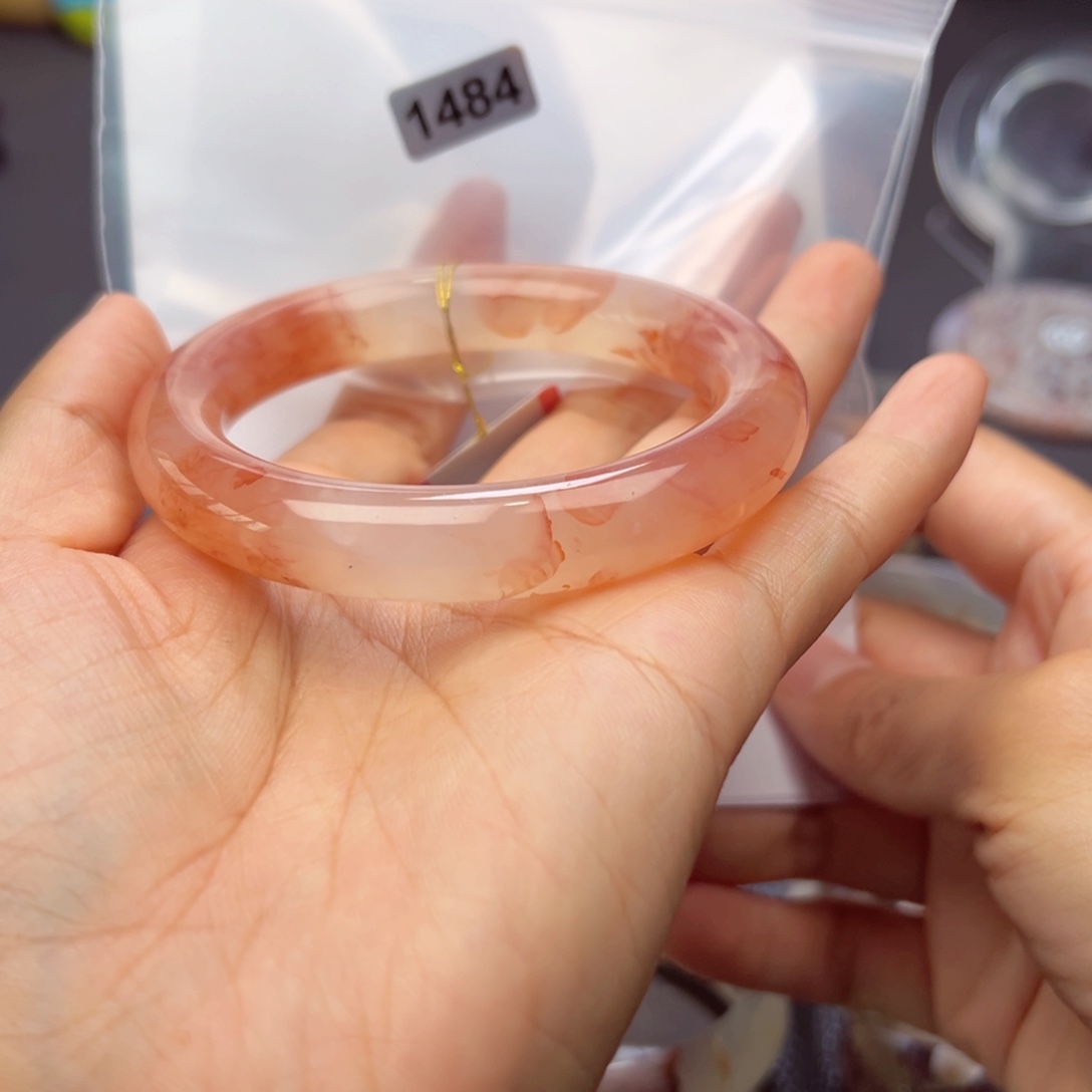 未镶嵌手镯玛瑙/玉髓心**爱