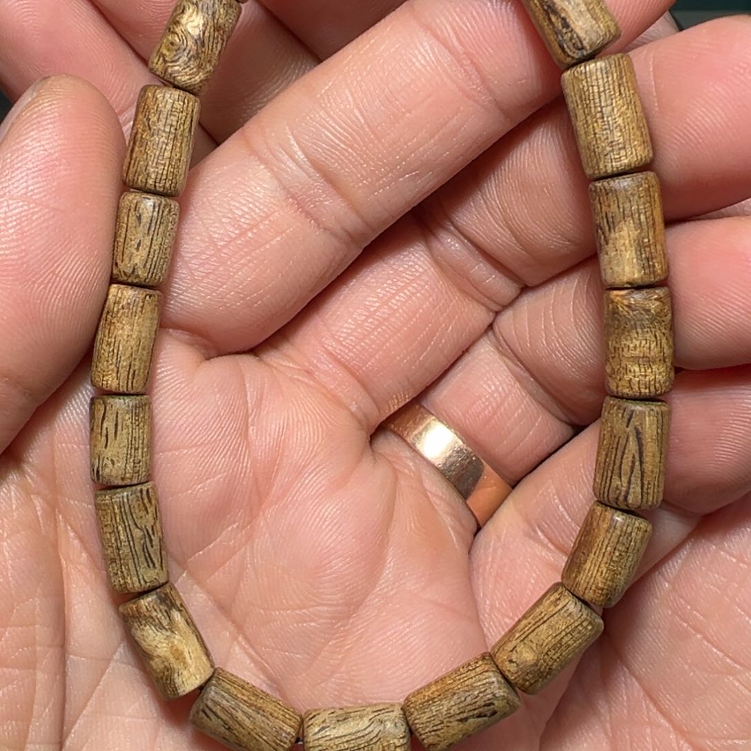 沉香手串菩萨棋桶珠九分沉0.6