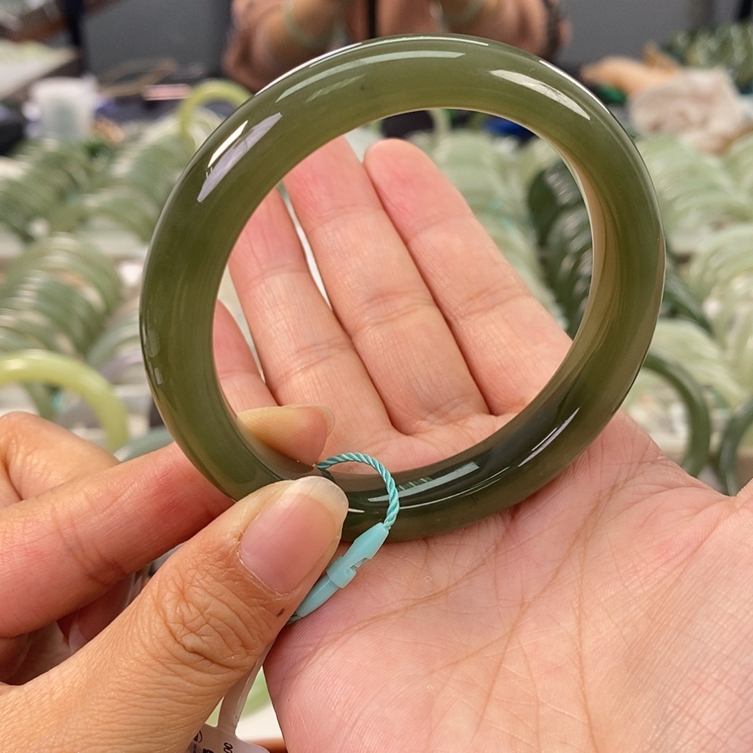 和田玉和田玉手镯57.58未镶嵌