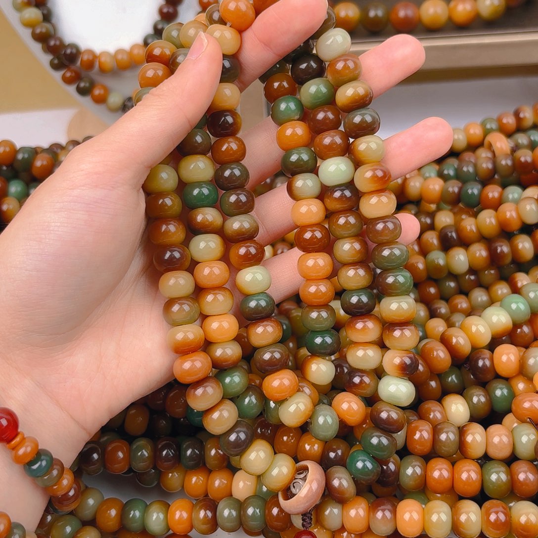 吊坠菩提根/象牙果敦煌108佛手